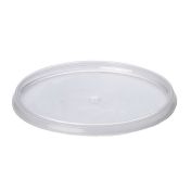 Крышка к контейнеру для пресервов [ведру] d111 мм, прозр., ПП, 600 шт/кор "Перинт" 600 шт/упак РОССИЯ Крышка 111