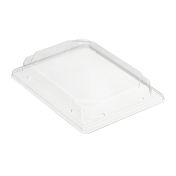 Крышка к контейнеру для суши 182х124х29 мм, прозр., ПЭТ, 420 шт/кор "Комус" 420 шт/упак РОССИЯ С-19К (ПЭТ)