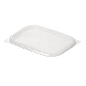 Крышка прямоугольная 108x82х3мм, полупрозрачная, 50 штук