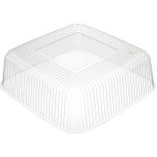 Крышка прямоугольная для торта 10л., 288х288х114мм, прозрачная, ОПС