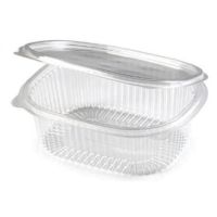 Контейнер 500 мл 1-секц., овал 158х129х55 мм, неразъем.крышка, прозр., ПЭТ, 360 шт/кор "ЮПласт" 360 шт/упак РОССИЯ ЮМПМ 6131/1