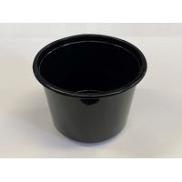 Контейнер 500 мл 1-секц. d115хh82 мм, без крышки, черн., ПП, 50 шт/упак 500 шт/кор РОССИЯ 1548Ч