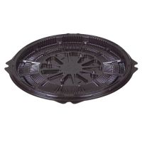 Упаковка для торта [дно] d237хh15[d192хh11] мм, коричн., ПС, 225 шт/кор "Комус" 225 шт/упак РОССИЯ Т-019 ДШ коричн.