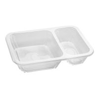 Контейнер под запайку 600[420+180] мл, 2-секц. 187х137х55 мм, прозр., ПП, 504 шт/кор "Протэк" 504 шт/упак РОССИЯ ПР-Л-187х137х55С2  1/3