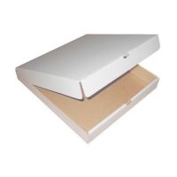 Коробка для пиццы 250х250х40 мм, бел., микрогофрокарт.Т-21 Е, 50 шт/кор 50 шт/упак РОССИЯ Г06063