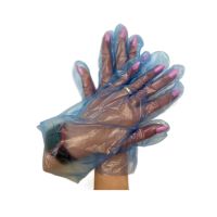 Перчатки одноразовые, размер L, 12 мкм, син., ПЭ, 50 пар/упак 100 упак/кор РОССИЯ КС10084