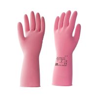 Перчатки латексные, р-р S, красн., 1 пар/упак "HQ Profiline" 50 пар/кор РОССИЯ 73579