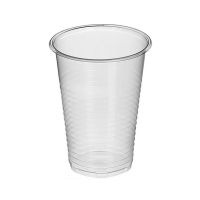 Стакан для холодных напитков и горячих, 0.20л, прозрачный, эконом