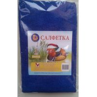 Салфетка из микрофибры 500х600 мм, 220 гр/м2, цвет в ассорт., 1 шт/упак "Мандаринка" 80 шт/кор РОССИЯ -
