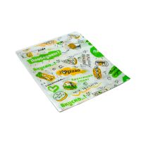 Упаковка для бургера типа "Уголок" 170х150 мм, диз. "Food`корт", разноцв., бум., 1000 шт/кор 1 000 шт/упак РОССИЯ