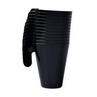 Чашка кофейная 180 мл, черн., ПС, 12 шт/упак "Buffet" 144 шт/кор РОССИЯ 5010б