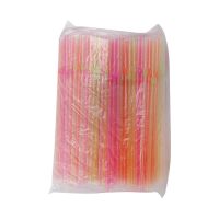 Трубочки для коктейлей 210 мм, d5 мм, цвет в ассорт., пласт. с гофроизгибом, 250 шт/упак 48 упак/кор БЕЛАРУСЬ 34203702