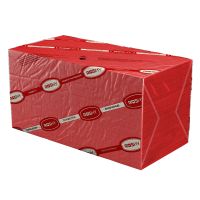 Салфетки 240х240 мм 1-сл., красн., бум., 400 шт/упак "Roshy" 18 упак/кор РОССИЯ R-S1-400L / красн.