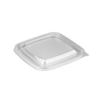 Крышка квадратная 126х126х13мм, прозрачная