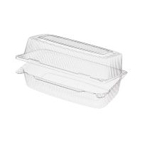 Упаковка для кондит. изделий 1800 мл, 1-секц. 230х130х94[210х106х82] мм, неразъем.крышка, прозр., ОПС, 280 шт/кор "Комус" 280 шт/упак РОССИЯ РК-35 (Т) (М)