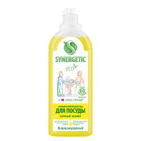 Средство для мытья посуды "Synergetic" Сочный лимон, дозатор, 1000 мл 8 шт/кор РОССИЯ 103101/8