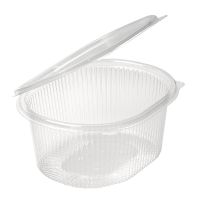 Контейнер 1000 мл 1-секц., овал 175х149х79 мм, неразъем.крышка, прозр., ПЭТ, 210 шт/кор 210 шт/упак РОССИЯ ПР-РКС-1000 "АВ"