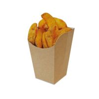 Упаковка для снеков 400 мл 72х 72х110 мм, M, крафт, карт., 25 шт/упак "OSQ" Eco Snack Cup 1 050 шт/кор РОССИЯ ECO SNACK CUP M