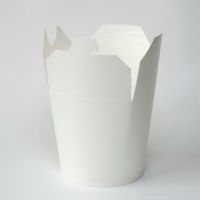 Коробка для лапши 450 мл, d103хh97 мм, бел., карт., 50 шт/упак 500 шт/кор РОССИЯ