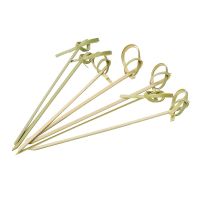 Пика 60 мм, диз. "Узелок", беж., бамбук, 100 шт/упак 40 упак/кор КИТАЙ 440-700