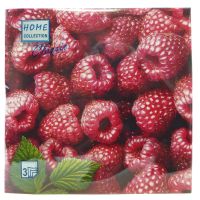 Салфетки 330х330 мм 3-сл., диз. "Малина", разноцв., бум., 20 шт/упак "Bouquet" 12 упак/кор РОССИЯ 42268