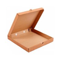 Коробка для пиццы, 300х300х40мм, бурая., микрогофрокартон E