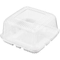 Упаковка для торта [дно] 244х244х33[191х191х25] мм, бел., ПС, 200 шт/кор "Комус" 200 шт/упак РОССИЯ Т-170ДШ