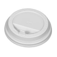 Крышка для стакана d90 мм с клапаном, бел., ПП, 100 шт/упак "Каштан" 1 000 шт/кор БЕЛАРУСЬ УК-90К-10