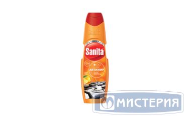 Средство для очистки кухонных плит "Sanita" Антижир, флип-топ, 500 мл 12 шт/кор РОССИЯ 23071