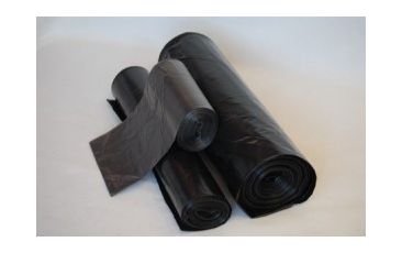 Мешок для мусора 240л (70+20)х140см ПВД черный 10 шт/рул. "Суперпрочный"