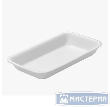 Лоток пищевой 225х135х20 мм, бел., ВПС, 300 шт/кор "Протэк" 300 шт/упак РОССИЯ D-21 "АВ" С