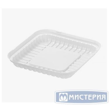 Упаковка для торта [дно] 184х184х27[150х150х23] мм, бел., ПС, 600 шт/кор "Комус" 600 шт/упак РОССИЯ Т-150Д (Т)