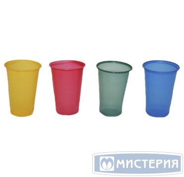 Стакан для холодных, горячих напитков, объем 0,20л, цвета в ассортименте