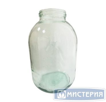Банка 3000 мл, горло Твист d82 мм, прозр., стекло, 6 шт/кор РОССИЯ
