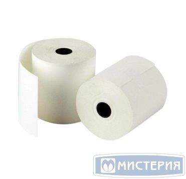 Чековая лента 80мм х 50м, d12 мм, бел., термобум. 12 рул/упак 72 рул/кор РОССИЯ 48/12