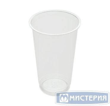 Стакан-шейкер одноразовый 500 мл, прозр., ПЭТ, 50 шт/упак "Veggo" 800 шт/кор РОССИЯ 01-00-01-0195-5