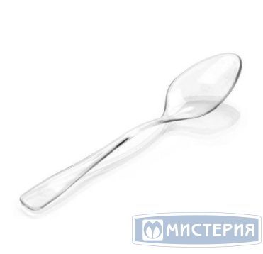 Ложка для фуршетов, 100мм, прозрачная