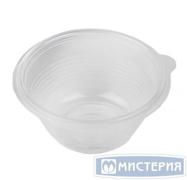 Контейнер 500 мл 1-секц. d144хh70 мм, без крышки, прозр., ПП, 540 шт/кор "Протэк" 540 шт/упак РОССИЯ ПР-МС-500