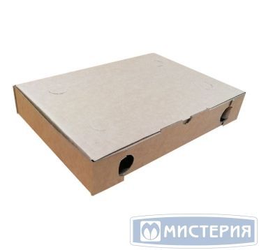 Коробка для пиццы 320х220х50 мм, крафт, микрогофрокарт.Т-21/Т-11 Е, 50 шт/кор 50 шт/упак РОССИЯ