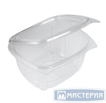 Контейнер овал 156х129х73мм, 750 мл, прозрачный