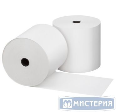 Чековая лента 80мм х 30м, d12 мм, бел., термобум. 114 рул/упак 114 рул/кор РОССИЯ