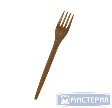 Вилка одноразовая GREEN MYSTERY 168 мм, биокомпозит, 50 штук в упаковке, 1000 штук в коробке