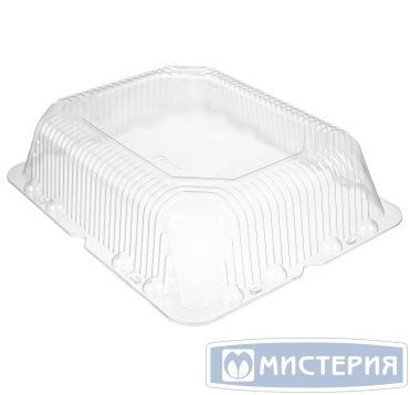 Упаковка для торта [крышка] 485х387х146[393х293х134] мм, прозр., ОПС, 50 шт/кор "Комус" 50 шт/упак РОССИЯ Т-480 К (Т)
