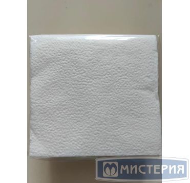 Салфетки 240х240 мм 1-сл., бел., бум., 90 шт/упак 30 упак/кор РОССИЯ