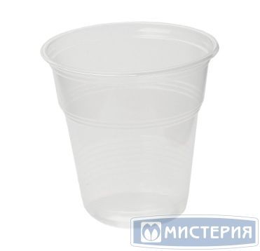 Стакан одноразовый 100 мл для холодных напитков, полупрозрачный, 6 шт/упак
