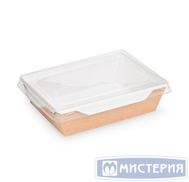 Контейнер 500 мл, 164х115х45 мм, без окна, без крышки, крафт-бел, карт., 50 шт/упак "OSQ" OpSalad 600 шт/кор РОССИЯ OpSalad 500