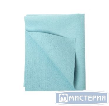 Салфетка для стекол, зеркал 350х400 мм, син., микроволокно ПУ, 50 шт/кор "HQ Profiline" КИТАЙ 73612