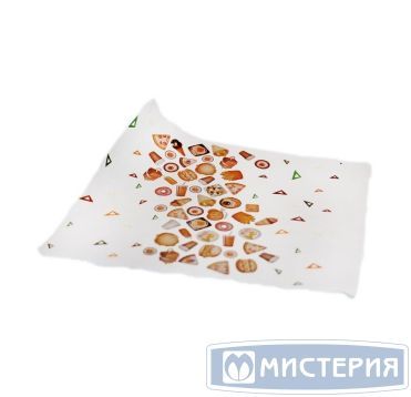 Обертка для бургеров и хот-догов 320х305 мм, диз. "Рог изобилия", разноцв., бум., 2000 шт/кор 2 000 шт/упак РОССИЯ