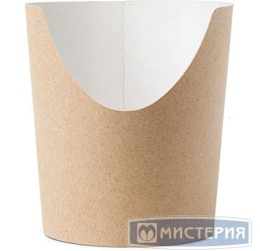 Упаковка для снеков 650 мл d108хh108 мм, L, крафт, карт., 25 шт/упак "OSQ" Snack Bowl 525 шт/кор РОССИЯ OSQ SNACK BOWL L (K)