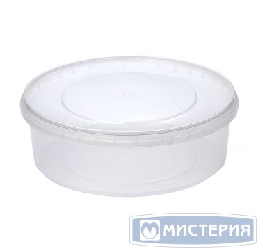 Крышка для контейнера под пресервы и мёд, d=173 мм, полупрозрачная, ПП